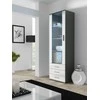 Cama Meble Svetainės Sekcija - Soho S1 Pilka/Balta Blizgi