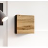 Cama Square spintelė VIGO 50/50/30 (spalva: Votan ąžuolas/juoda)