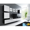 Cama Square spintelė VIGO 50/50/30 (spalva: juoda/blizgi balta)