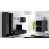 Cama Square spintelė VIGO 50/50/30 (spalva: juoda/blizgi juoda)