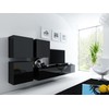 Cama Square spintelė VIGO 50/50/30 (spalva: juoda/blizgi juoda)