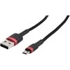 Baseus Cafule micro USB kabelis 2A 3m - Juodas / Raudonas