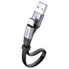 USB kabelis Baseus (CATMBJ-BG1) Type-C (40W) juodas 0.23M