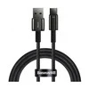 Baseus Tungsten Gold Kabelis USB į Type-C 66 W 2m - Juodas