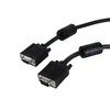 GEMBIRD CC-PPVGAX-10-B Gembird Premium VGA-Ext. HD15m/HD15f dvigubai ekranuotas su 2 feritu, 3m, juodas
