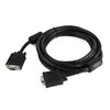GEMBIRD CC-PPVGAX-10-B Gembird Premium VGA-Ext. HD15m/HD15f dvigubai ekranuotas su 2 feritu, 3m, juodas