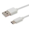 USB Kabelis - Savio CL-125 USB 2.0 1 m Baltas
