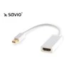 Vaizdo Adapteris - Savio CL-57 Mini DisplayPort į HDMI 0,2 m Baltas