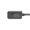 Assmann Electronic Cable DIGITUS DA-73104 (USB M - USB F, 5m, juodos spalvos)