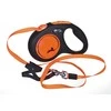 Flexi New Neon M pavadėlis šunims iki 25kg juostinis 5m oranžinės spalvos