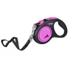 Trixie FLEXI New Neon Tape rožinis pavadėlis S-5m iki 15kg