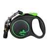 Flexi Black Design XS pavadėlis šunims iki 8kg virvinis 3m žalios spalvos
