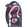 Flexi New Comfort S pavadėlis šunims iki 15kg juostinis 5m raudonos spalvos