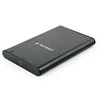 GEMBIRD EE2-U3S-6 HDD/SSD įrenginio korpusas 2,5" su USB Type-C prievadu USB 3.1 šlifuotas aliuminis juodas
