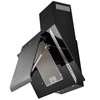 Gartraukis Cooker hood chimney AKPO WK-4 GRAND 60 JUODA ECO (410,8 m3/h, 600mm, juodos spalvos)