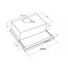 Gartraukis Cooker hood under-cabinet AKPO WK-7 LIGHT ECO 60 Baltas (265,5 m3/h, 600mm, baltos spalvos)