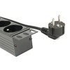 GEMBIRD PDU 8x prancūziškas lizdas 1U 16A 3m