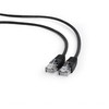 Gembird Cablexpert | Komutacinis laidas Cat.5e UTP 0.25m | Juodas RJ-45 | RJ-45