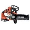 Black &amp; Decker Juodas + DECKER AKU grandininis pjūklas. 18V -