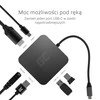 Green Cell Žalias Cell GREENCELL AK61 Žalias Cell HUB2 USB-C, 3x USB 3.0 RJ45 1Gbps HDMI 4K, DEX Nintendo Switch Apple