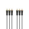Hama RCA (Cinch) x3 - RCA (Cinch) x3 kabelis 3m juodas (002051510000)