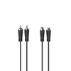 Hama Audio-Verlängerungskabel 2 Cinch-Stecker - 2 Cinch-Kupplungen 3.0 m