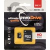 IMRO atminties kortelė Micro SD 32GB 100MB/s class 10 UHS I su adapteriu SD