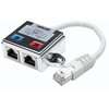 Intellinet 504195 kabelių sąsaja / invertavimo adapteris RJ-45 2x RJ-45 Sidabras