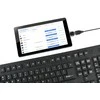 GEMBIRD KB-109F-B Lanksti klaviatūra USB + OTG juodos spalvos US išdėstymas