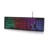 Gembird | "Rainbow" backlight multimedia klaviatūra | KB-UML-01 | Multimedia | su laidu | US | Juodas | EN | 408 g | Skaičių klaviatūra