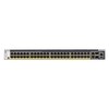 Šakotuvas Netgear M4300-52G-PoE+ 1000W PSU Valdomas L2/L3/L4 Gigabit Ethernet (10/100/1000) Juoda 1U Maitinimas per Eternetą (PoE)