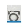 LANBERG CA-DPDP-10CC-0018-BK cable Ekranas Port M/M 1.8m 4K juodas