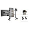 Laikiklis MACLEAN DESK MOUNT HANGER FOR 2 MONITORS MC-854