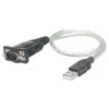 Intracom MANHATTAN USB į serijinį keitiklį jungia vieną serijinį įrenginį prie USB prievado lizdinės plokštelės