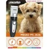 Mesko | Hair clipper for pets | MS 2826 | Corded/ Cordless | Juodas/Sidabrinis