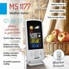 Mesko | MS 1177 | Juodas | Colorful Digital Ekranas | Weather station