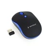 GEMBIRD MUSW-4B-03-B Gembird Optinė belaidė pelė MUSW-4B-03-B, 1600 DPI, nano USB, juodas-mėlynas