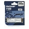Kietasis vidinis diskas Patriot P300 M.2 PCIe Gen 3 x4 512GB SSD