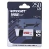 USB Atmintinė - Patriot Rage Prime, 256 GB, 600 MB/S, Juoda