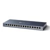Šakotuvas TP-LINK 16 prievadų Gigabit stalinio kompiuterio jungiklis RJ45 prievadų darbalaukio plieno dėklas