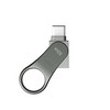 Silicon Power Mobile C80 USB atmintukas 32 GB USB Type-A / USB Type-C 3.2 Gen 1 (3.1 Gen 1) Titanas
