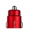 Somostel 30W 2x USB raudona + kabelis Typ-C