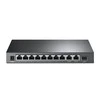 Šakotuvas TP-LINK | 10 prievadų Gigabit Easy Smart Switch su 8 prievadų PoE+ | TL-SG1210MP | Nevaldomas | Darbalaukis | Maitinimo tipas Išorinis | 60 mėn.