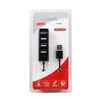 UNITEK Y-2140 juodas Unitek Hub 4x USB 2.0. mini, juodas, Y-2140