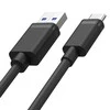 UNITEK CABLE USB-A - USB-C 25cm Y-C480BK