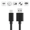 UNITEK CABLE USB-A - USB-C 25cm Y-C480BK