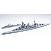 Tamiya Waterline: britų mūšio kreiseris Hood ir E klasės naikintuvas 1/700
