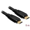 Delock Cable HDMI A vyriškas > HDMI A vyriškas plokščias 5 m