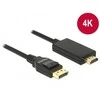 DELOCK Cable Displayport 1.2 male > High Speed HDMI-A pasyvus 4K 2 m juodas