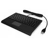 Icy Box KeySonic Mini klaviatūra, smart touchpad, USB, Juodas